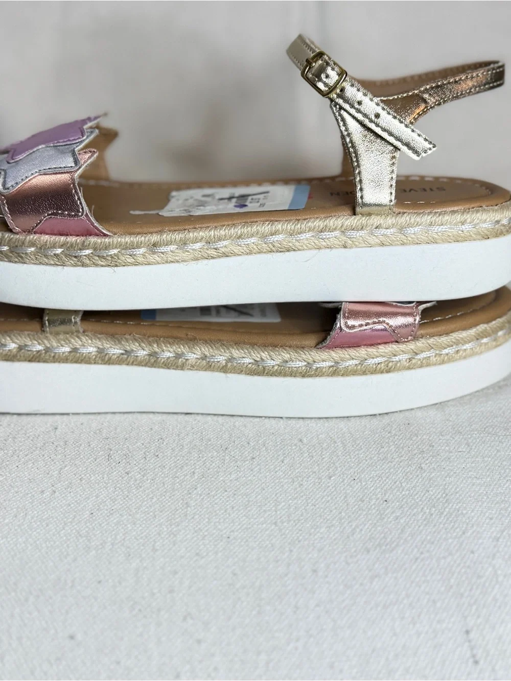 Steve Madden Big Kid Girls JGEMS Platform Sandals